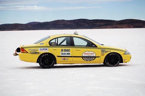 Ford AU Falcon salt racer