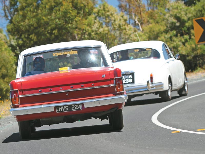 1962 Jaguar Mk II vs 1963 Holden EH S4