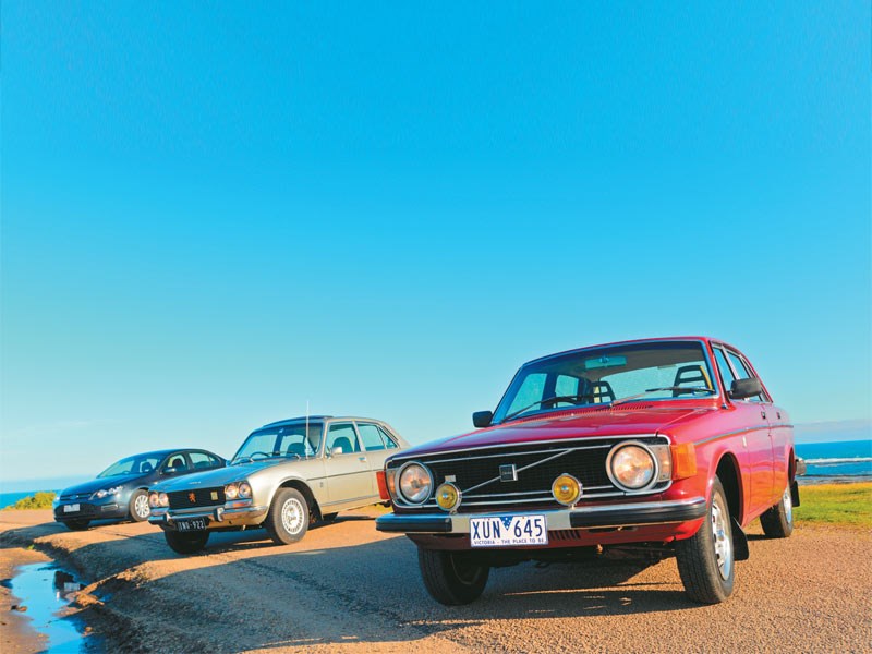 FG Falcon Ecoboost vs Peugeot 504 vs Volvo 144