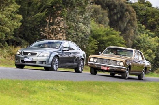 Holden Brougham v Caprice