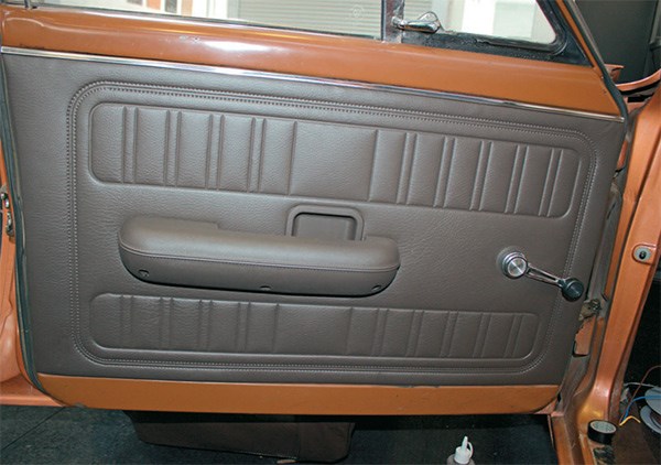 Interior restoration - door trim