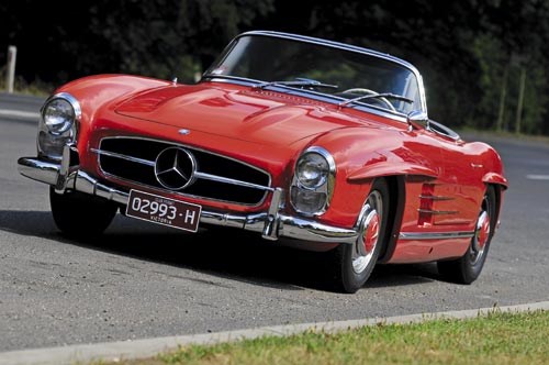 Mercedes-Benz SLS AMG vs 190SL vs 300SL