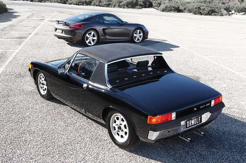 Porsche 914 v Cayman S