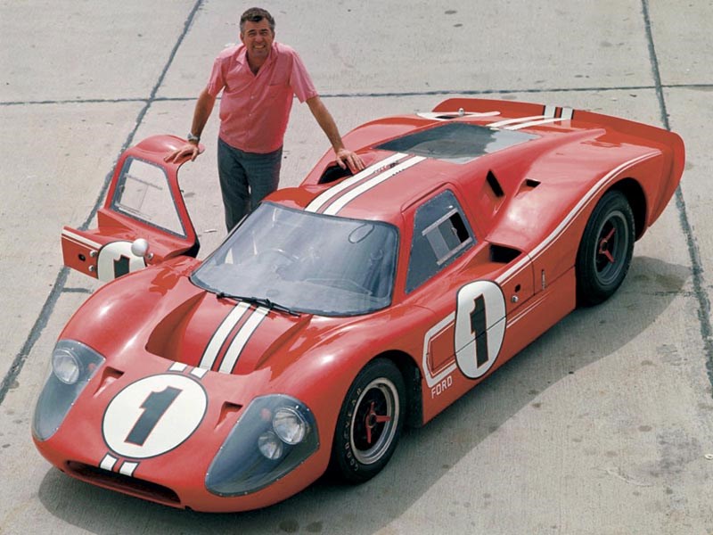 Carroll Shelby with a MkIV