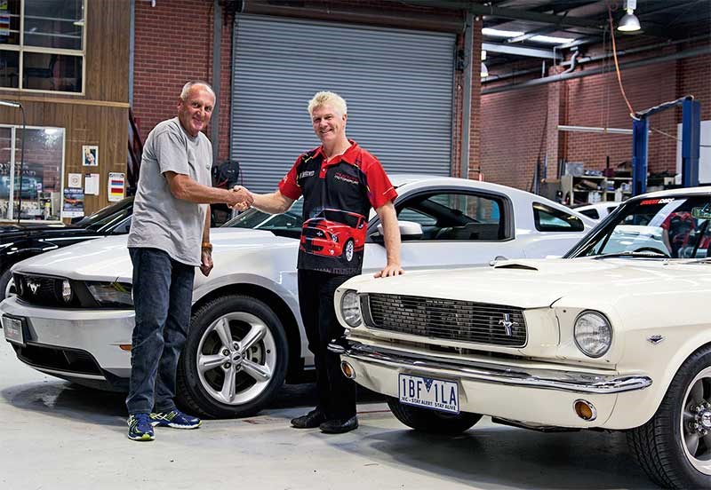 Uncle Phil Walker & Mustang Motorsport's Craig Dean