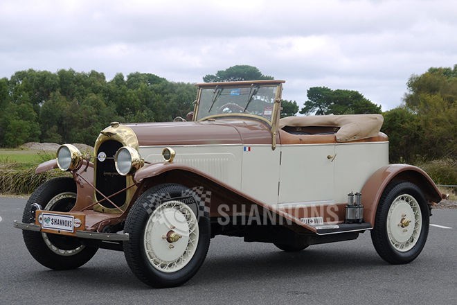 Shannons auctions: 1926 Chenard Senechal Boat Tail roadster