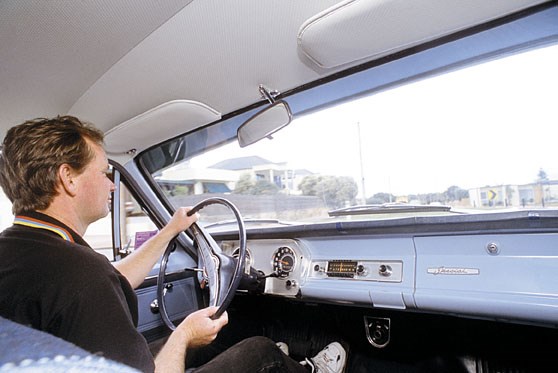 Holden HR left-hand-drive interior