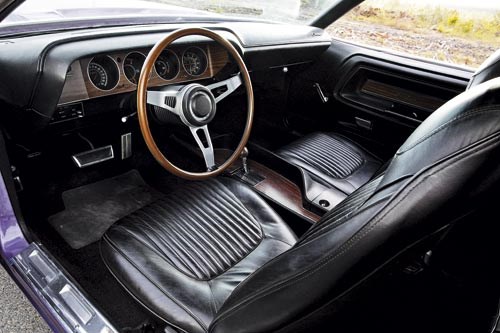 Dodge Hemi Challenger interior