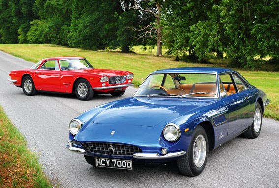 Ferrari 500 Superfast v Maserati 5000GT 