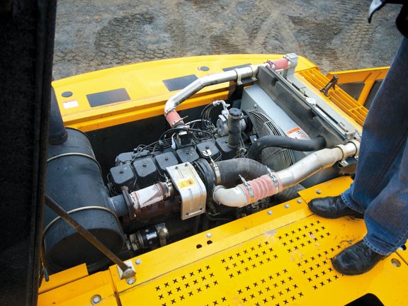 Lonking Excavator engine 2