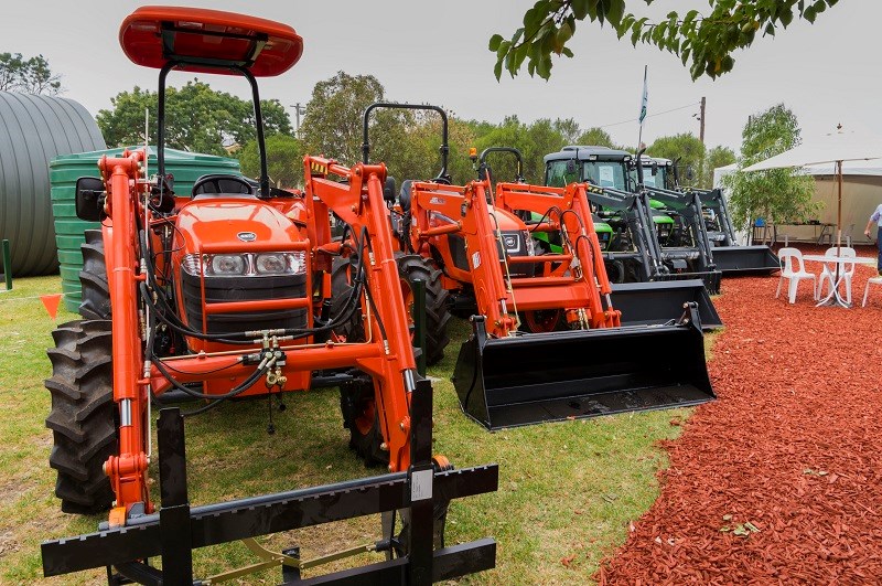 Seymour Alternative Farming Expo 2014 Kioti Deutz tractors