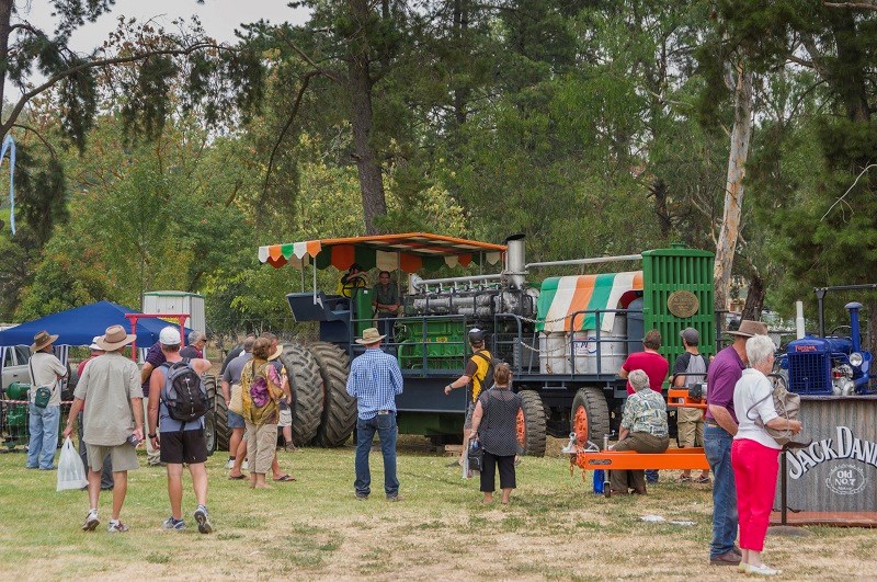 Seymour Alternative Farming Expo 2014 giant tractor