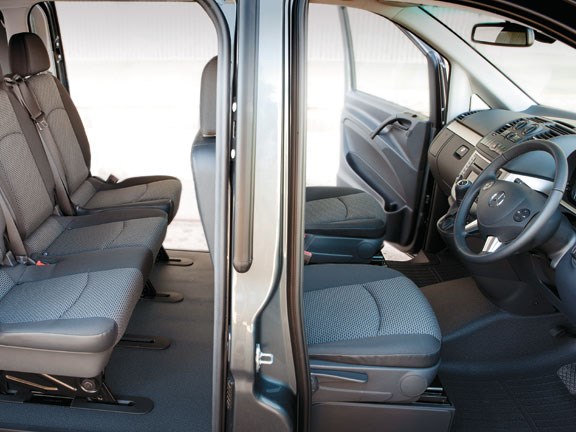 Mercedes-Benz Vito van interior seating