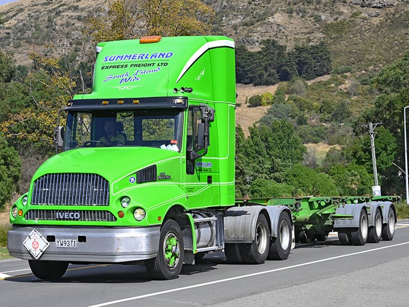 An Iveco Powerstar 6500, which also came across from the Kenworthy fleet