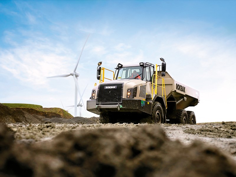 Rokbak Hauler in Quarry 2