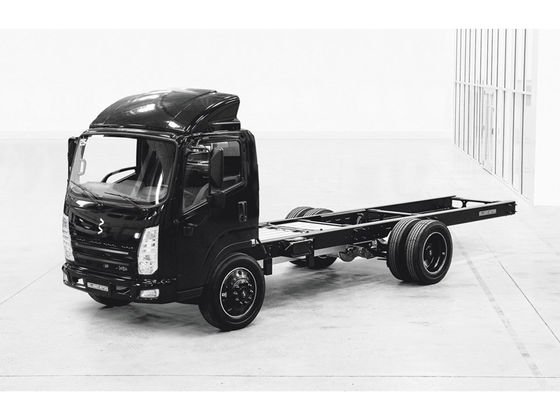 Bollinger Motors B4 Electric Chassis Cab front 3