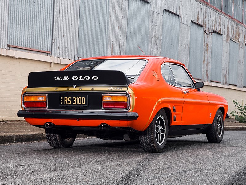 ford capri rs 3100 rear