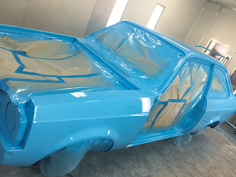 ford escort shell painted
