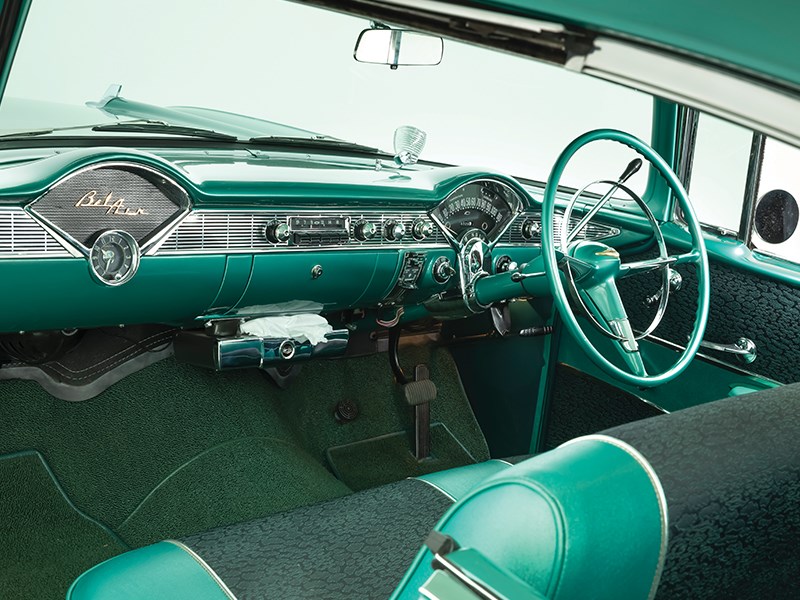 chevrolet bel air dash 2