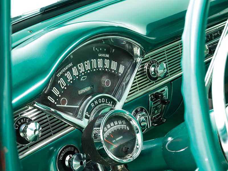 chevrolet bel air dash 3