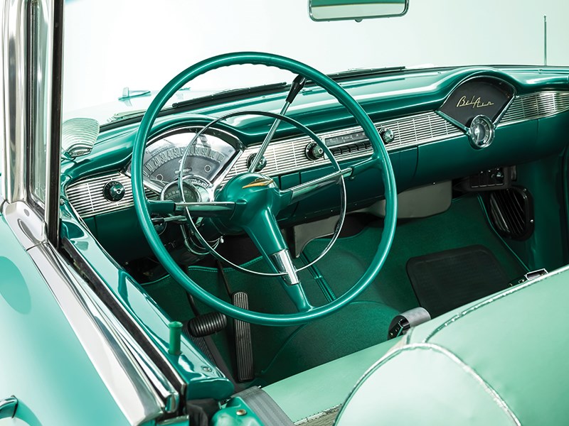 chevrolet bel air dash 4