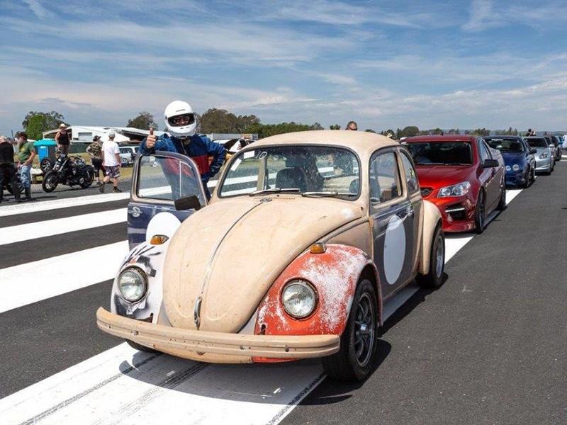 vw beetle drag racing