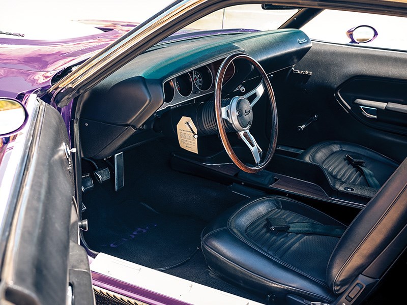 plymouth cuda interior