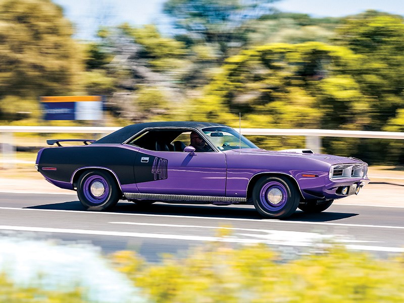 plymouth cuda onroad