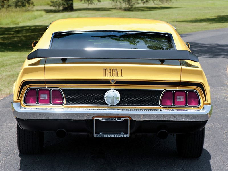 ford mustang mach 1 rear