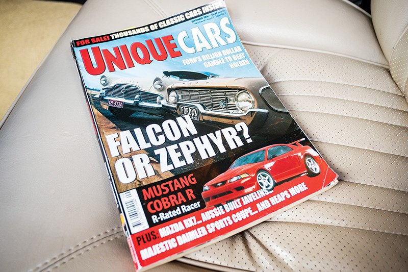 ford falcon zb magazine