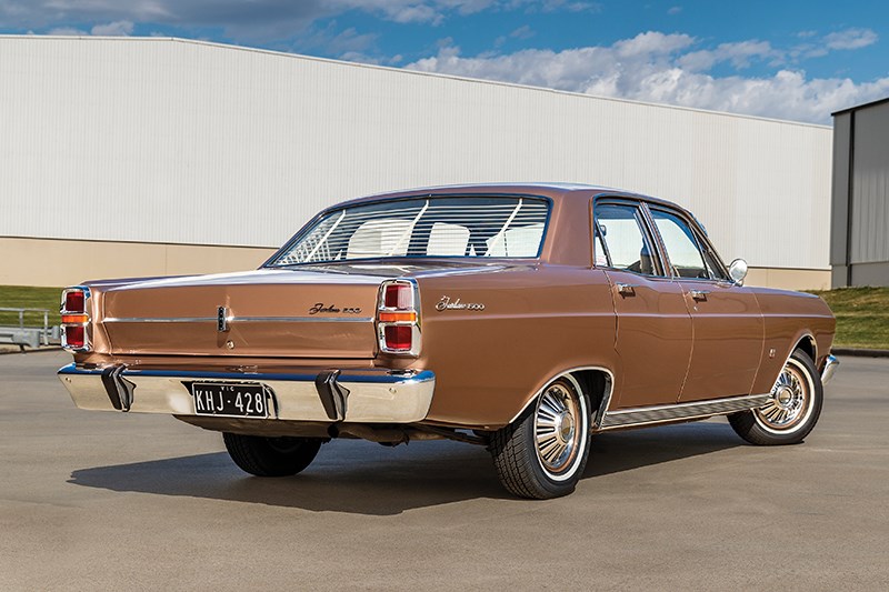 ford falcon zb rear angle