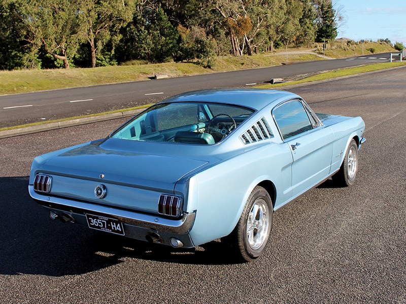 ford mustang rear angle
