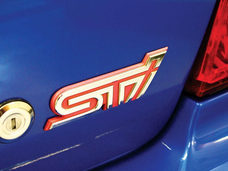 subaru wrx sti badge