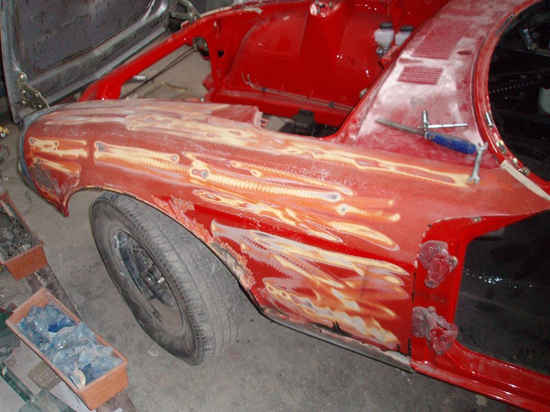 datsun 240z resto before 5