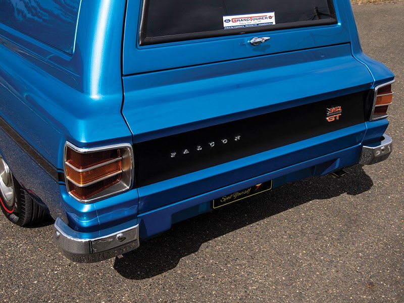 ford falcon xw gt panel van rear