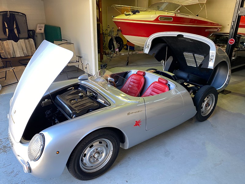 porsche 550 spyder replica front angle