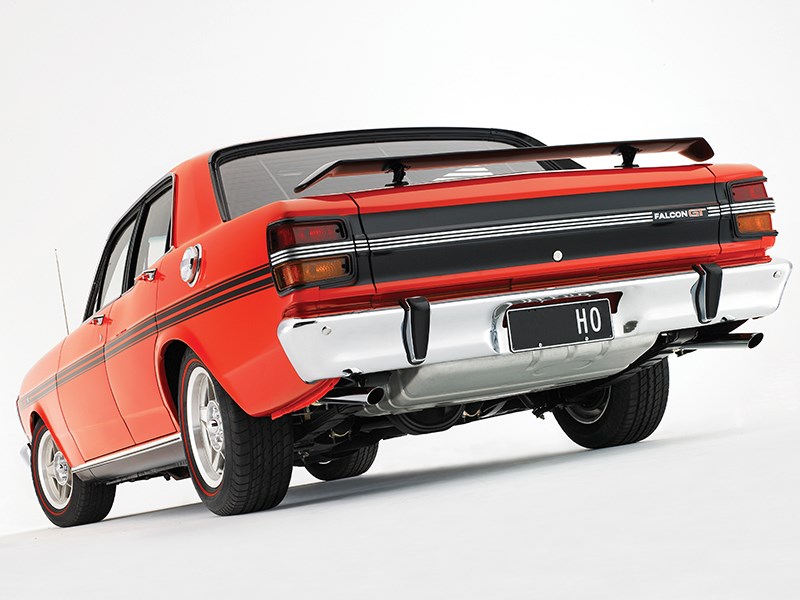 ford falcon gtho rear angle