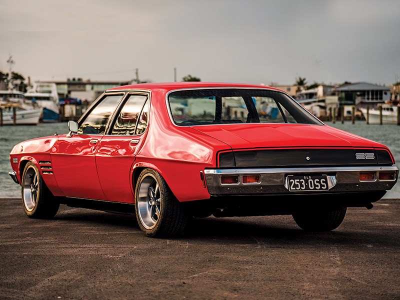 holden hq rear angle