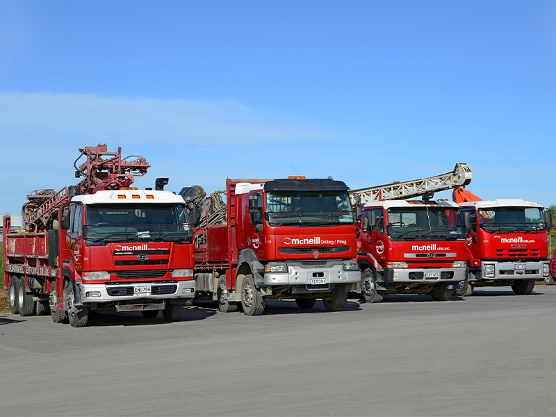 Part of the drilling division lined up together back in 2016