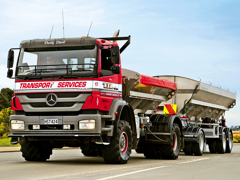 TSL won 'Best Mercedes' with their spreader 'Dusty Devil'