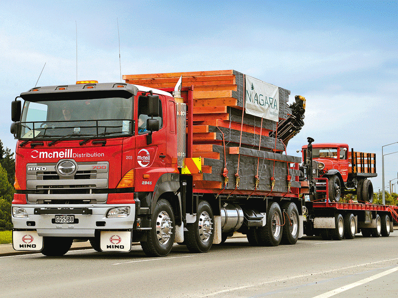 McNeill's crane truck was awarded 'Best Hino' 