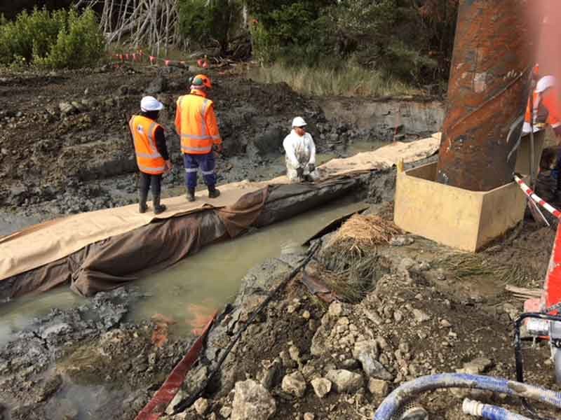 Possible unfinished waka discovered on Puhoi motorway site