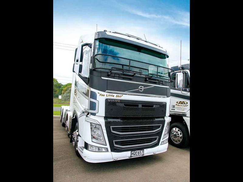 Menefy Transport s 2018 750 twin steer Volvo tractor unit