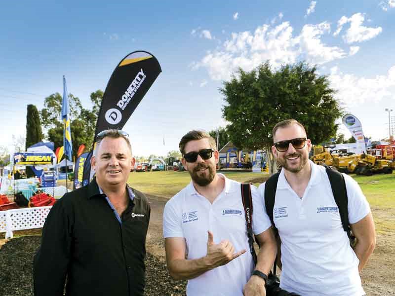 Jeremy Doherty of Doherty Attachments with Stefan Knoeckel and Nathan Parziani of Auger Torque