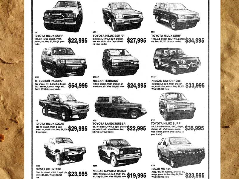 Old truck prices