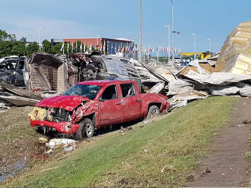 Kiwi contractors caught in Iowa tornado