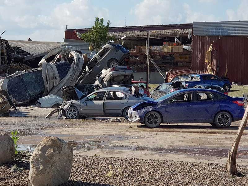 Kiwi contractors caught in Iowa tornado