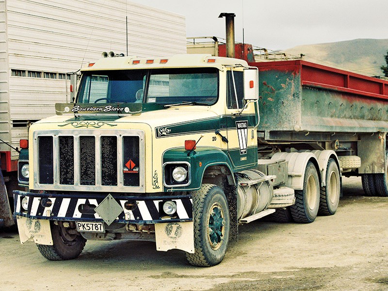 Old School trucks Waitaki transport