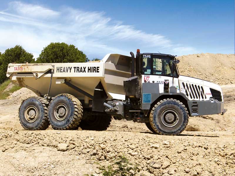 Heavy Trax Hire put five new Porter Equipment supplied Terex TA300 ADT s to work 1
