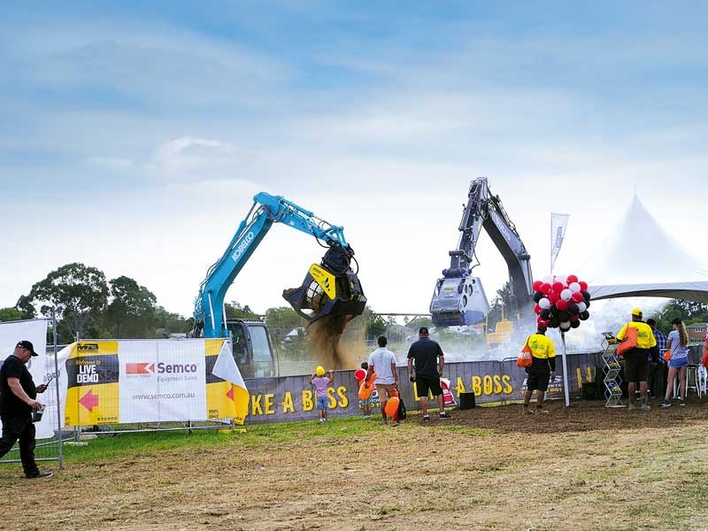 It was all about the machines at Diesel Dirt Turf 2018 in Penrith Sydney